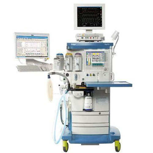 Front view of the standard Drager Apollo Anesthesia Machine - Refurbished