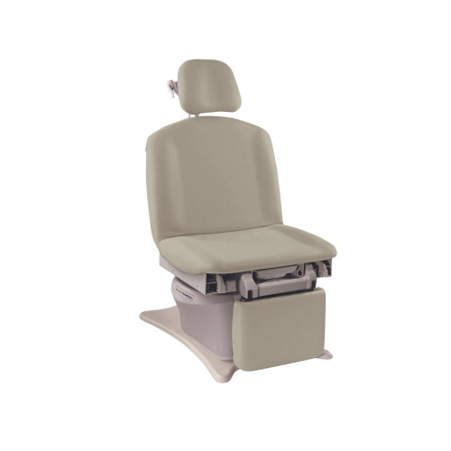 Brewer 7500 AssistPRO Power Procedure Table in light beige color with adjustable headrest and footrest.