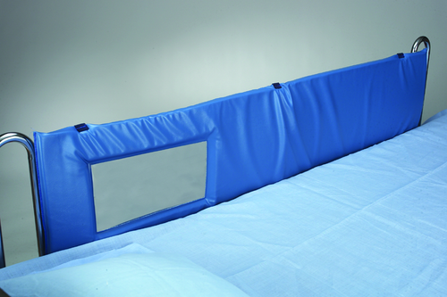 Skil-Care 401015 Thru-View Vinyl Bed Rail Pads 60"L - Standard Window