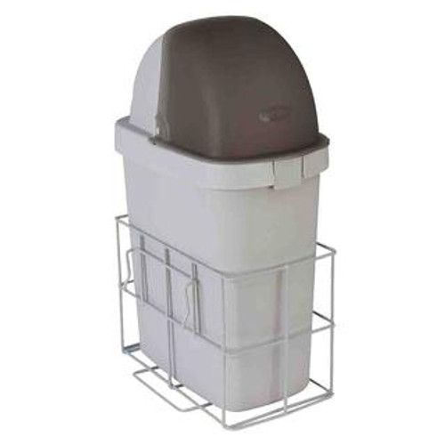 Detecto Rescue Series Waste Bin with Accessory Rail CARCWB