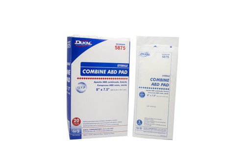 Dukal™ 5875 ABD Pad 8"x 7.5" Sterile