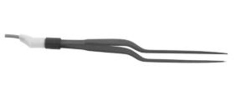 7-809-6 Hyfrecator - Forceps - Cushing Smooth Tips, Bayonet