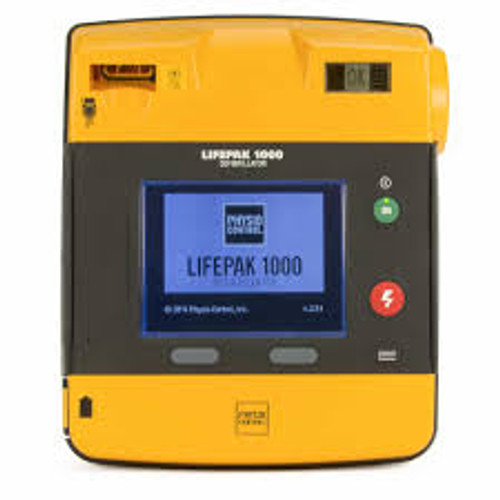 Physio-Control Lifepak 1000 AED w/ Padds battery and case - Refurbished