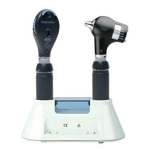 ADC Diagnostix 5580 3.5V PMV Otoscope/Ophthalmoscope Diagnostic Desk Set