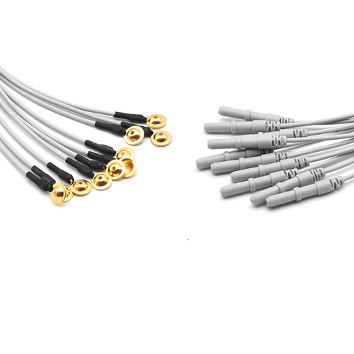 EEG Electrodes Sleep Brain Gold Plated - Set of 10