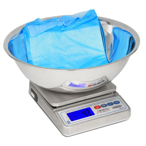 Detecto WPS12UT Digital Scale with Utility Bowl