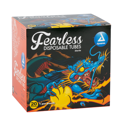 Dynarex Fearless Tattoo Disposable Tubes - Diamond, 25mm