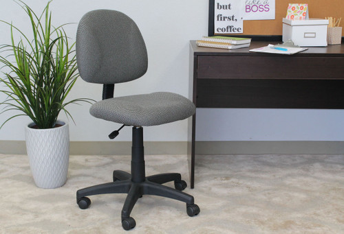 Boss B315 Perfect Posture Deluxe Office Task Chair without Arms