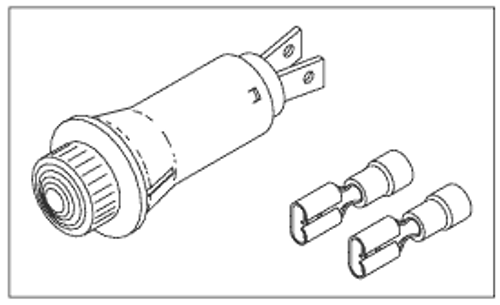 power On Light (red) Replacement OEM Part #004095