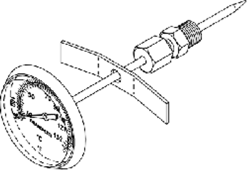Temperature Gauge (dial Thermometer) Replacement OEM Part #002-0242-00