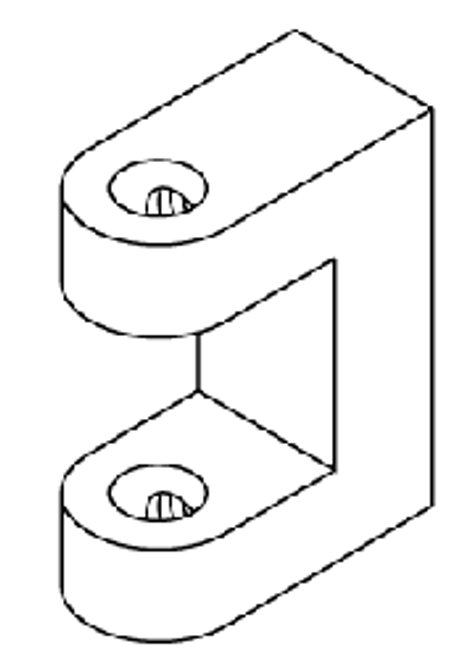 Door Hinge Block Replacement OEM Part #004351