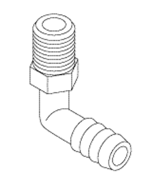 Elbow Fitting (3/8" Barb) Replacement OEM Part #1539381