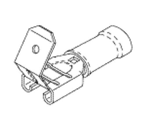 Qc Terminal (1/4" Piggyback) Replacement OEM Part #(OEM Part # Not Available)