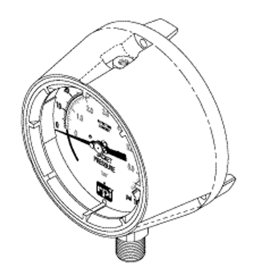 Pressure Gauge (jacket) Replacement OEM Part #136816-097