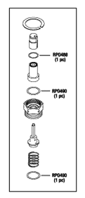 Solenoid Valve Repair Kit Replacement OEM Part #764326-483