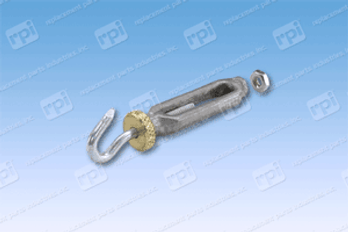 Turnbuckle Kit Replacement OEM Part #129367-563 (Turnbuckle), 129367-562 (Nut, Knurled), 150824-374 (Nut, Hex)