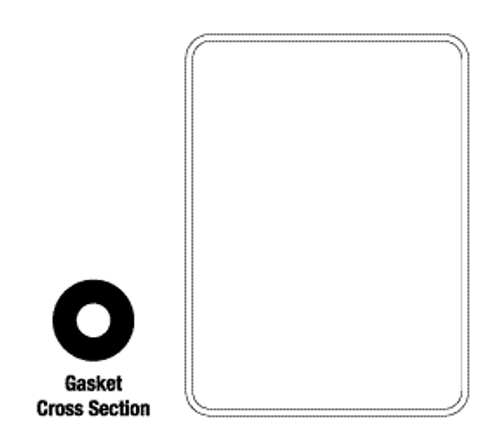 Door Gasket (26 50" X 36") Replacement OEM Part #61301609906
