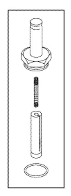 Solenoid Valve Repair Kit Replacement OEM Part #517298 / 61301601737 (Green Coil)