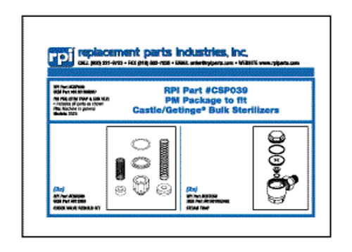 Pm Pkg (stm Trap & Chk Vlv) Replacement OEM Part #61301602087