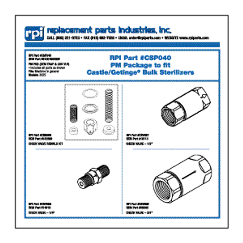 Pm Pkg (stm Trap & Chk Vlv) Replacement OEM Part #61301602092