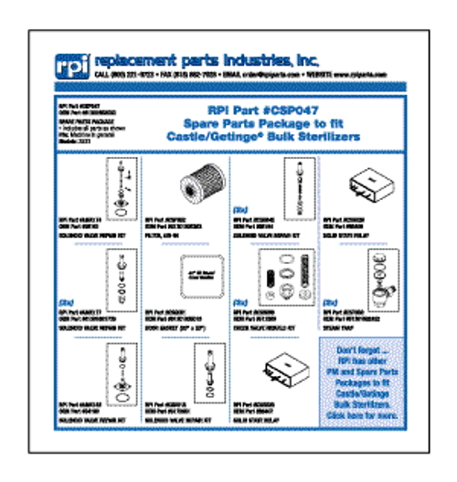 Spare Parts Package Replacement OEM Part #61301602503