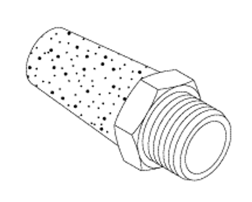 Purge Muffler (sintered) Replacement OEM Part #(OEM Part # Not Available)