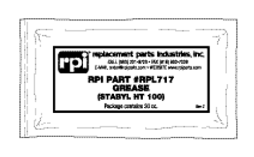 Grease Replacement OEM Part #(OEM Part # Not Available)