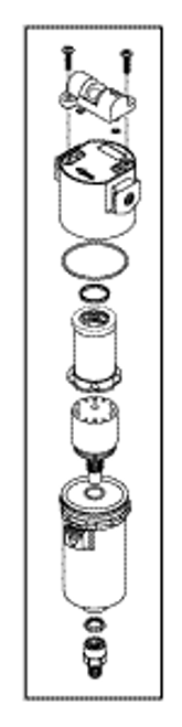 Coalescing Filter Assembly (10 Oz ) Replacement OEM Part #ACA85215 / 645-45010  / JA4081500 / CFA-375