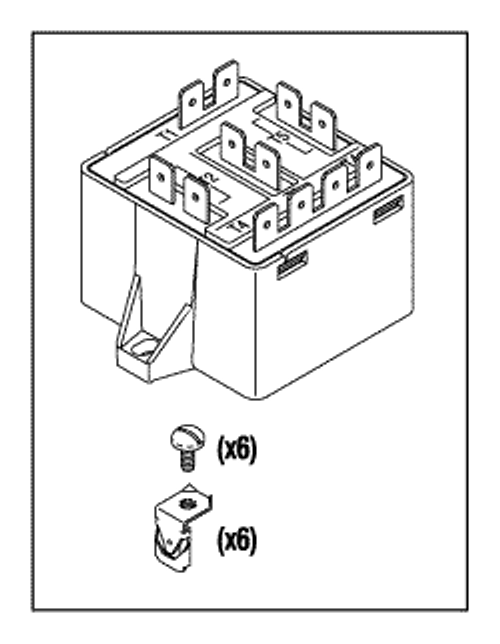 Relay (universal) Replacement OEM Part #60501/62501/64501/66501; HCA30652/HCA30653/HCA30654/HCA30655; Included in 645011010/645011011; Included in 77001344/77001345/77001346; PR-115/PR-208