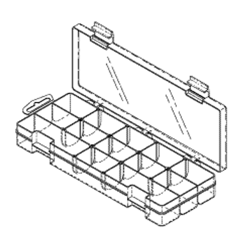 13 Adjustable Compartment Storage Case Replacement OEM Part #(OEM Part # Not Available)