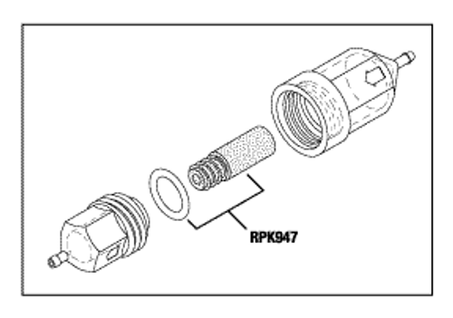 Air/water In Line Filter (1/16" Barb) Replacement OEM Part #(OEM Part # Not Available)