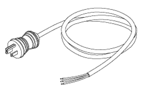 Hospital Grade Power Cord Without Connectors (10a @ 125vac, 10 Ft ) Replacement OEM Part #(OEM Part # Not Available)