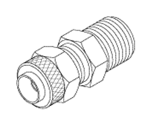 Polyflo Fitting (1/4" Tube X 1/8" Mpt) Replacement OEM Part #(OEM Part # Not Available)