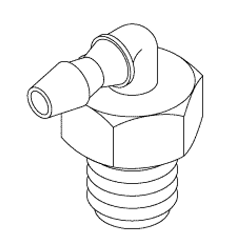 Elbow Fitting (1/16" Barb X #10 32 Male) Replacement OEM Part #6390253