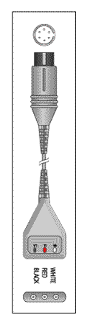 Patient Cable 3 Lead Din Replacement OEM Part #(OEM Part # Not Available)