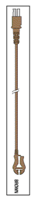 Leadwire Brown 40" Dual/pinch Replacement OEM Part #(OEM Part # Not Available)
