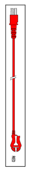 Leadwire Red 40" Dual/pinch Replacement OEM Part #(OEM Part # Not Available)