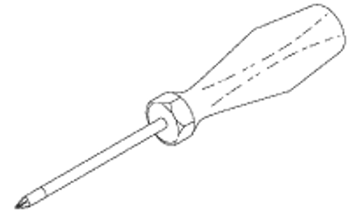 Pozidriv® Screwdriver #2 Replacement OEM Part #(OEM Part # Not Available)
