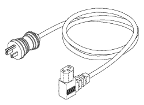 Hospital Grade Power Cord (13a @ 125vac, Right Angle, 25 Ft ) Replacement OEM Part #(OEM Part # Not Available)