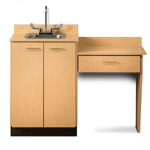 Clinton Base Cabinet Set with 2 Doors and Desk (8024-99)