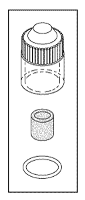 Filter Kit Replacement OEM Part #24-0229-00 (Filter Housing)/24-0234-00 (Filter Element) / 030-019-00 (O-ring); 62R052 (Filter Housing) / 62R050 (Filter Element) / 007R019 (O-ring)