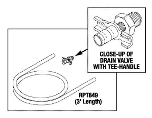 Drain Valve Replacement OEM Part #PVV50525