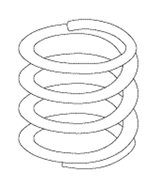 Belt Tensioner Spring Replacement OEM Part #6600-1071-400