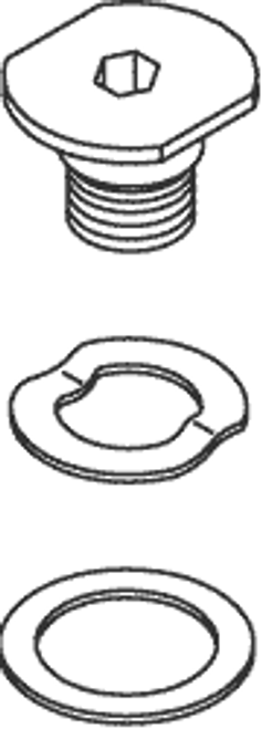 Drift Kit Replacement OEM Part #006804 (Kit), 016188 / 33.22.992 (Snubbing Pin), 016189 & 33.23.016 (Flat Washer), 017186 & 33.23.008 (Wave Washer)