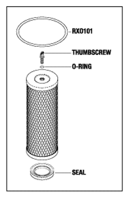 Oil Mist Filter Cartridge Replacement OEM Part #25-54623-001