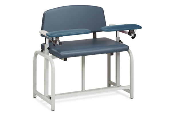 Clinton Lab X Series Bariatric Extra-Tall Draw Chair w/Dual Flip Arms (66099B)