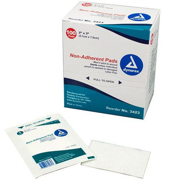 Dynarex Non-Adherent Pads - Sterile
