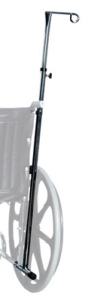Graham Field Wheelchair One-Hook I.V. Pole - Disc
