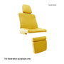 Midmark ritter 75E yellow upholstery set seamless style.