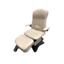 Midmark 646 Podiatry with cream upholstery in side view.
